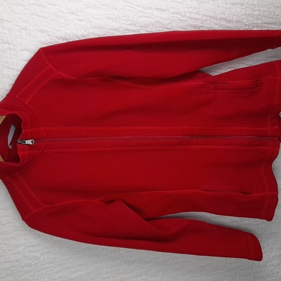 Cutter and Buck Women Full Zipped Sweater Large Red 195 - Picture 1 of 7
